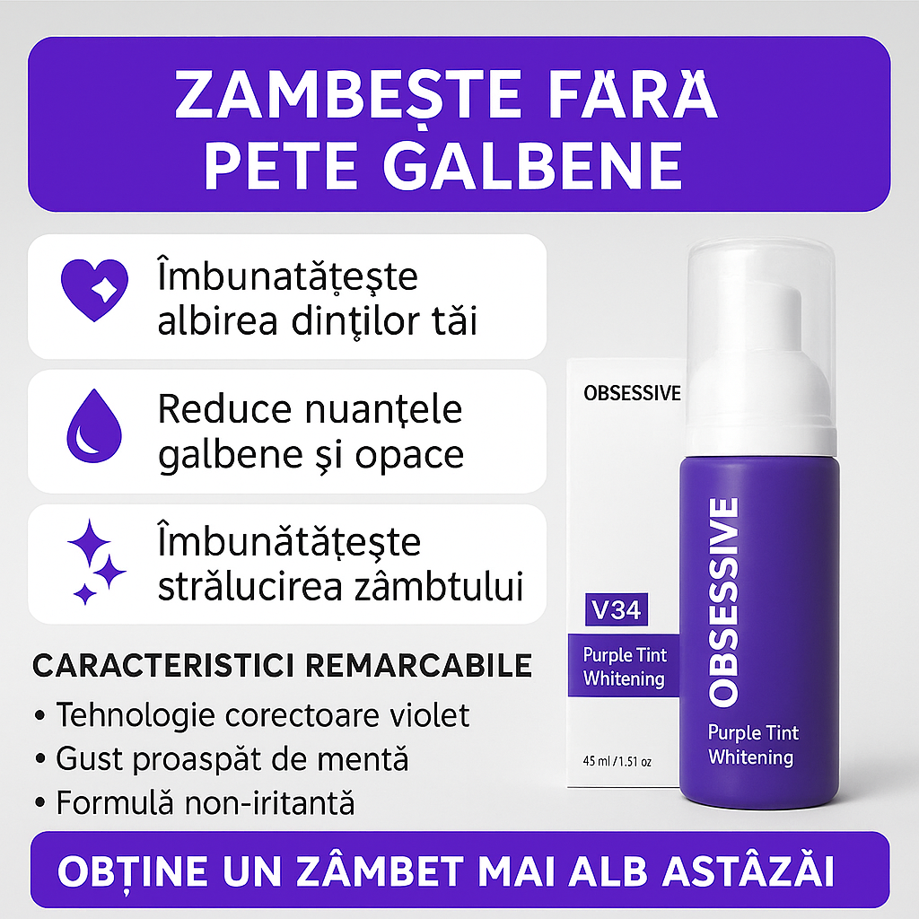 Ser de Albire a Dinților | V34 BrightSmile Zâmbet Radiant